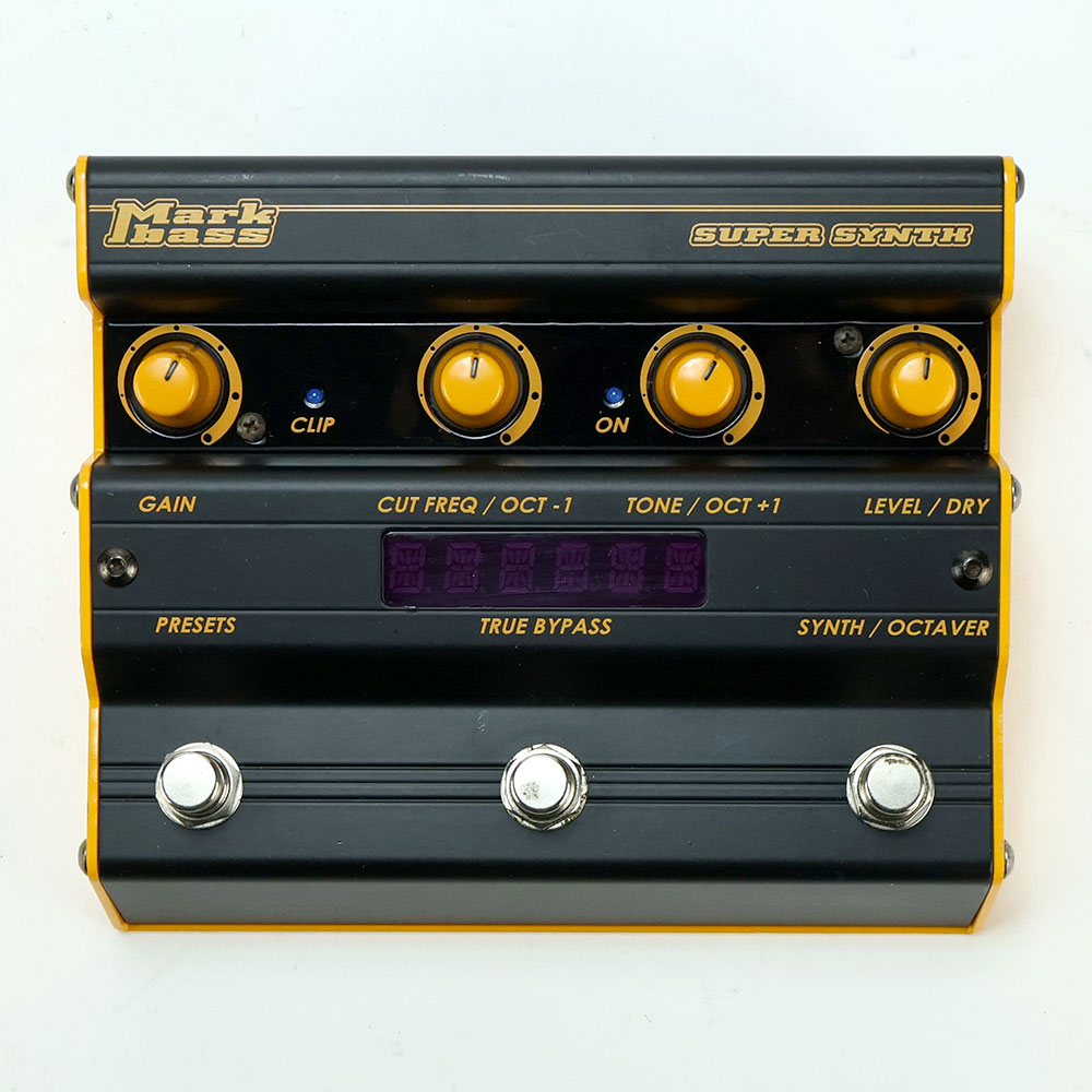 【中古】 ベースシンセサイザー エフェクター Mark Bass SUPER SYNTH 正面