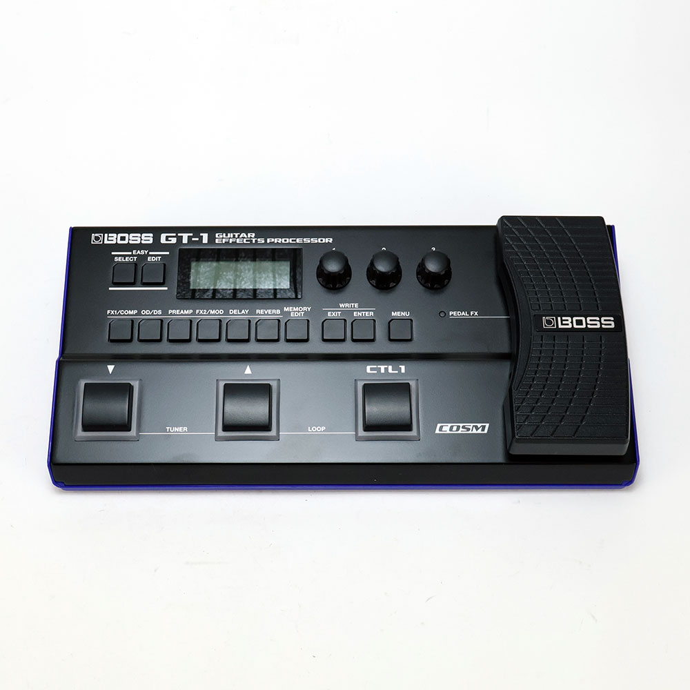 【中古】ボス マルチエフェクター BOSS GT-1 Guitar Effect Processor 正面