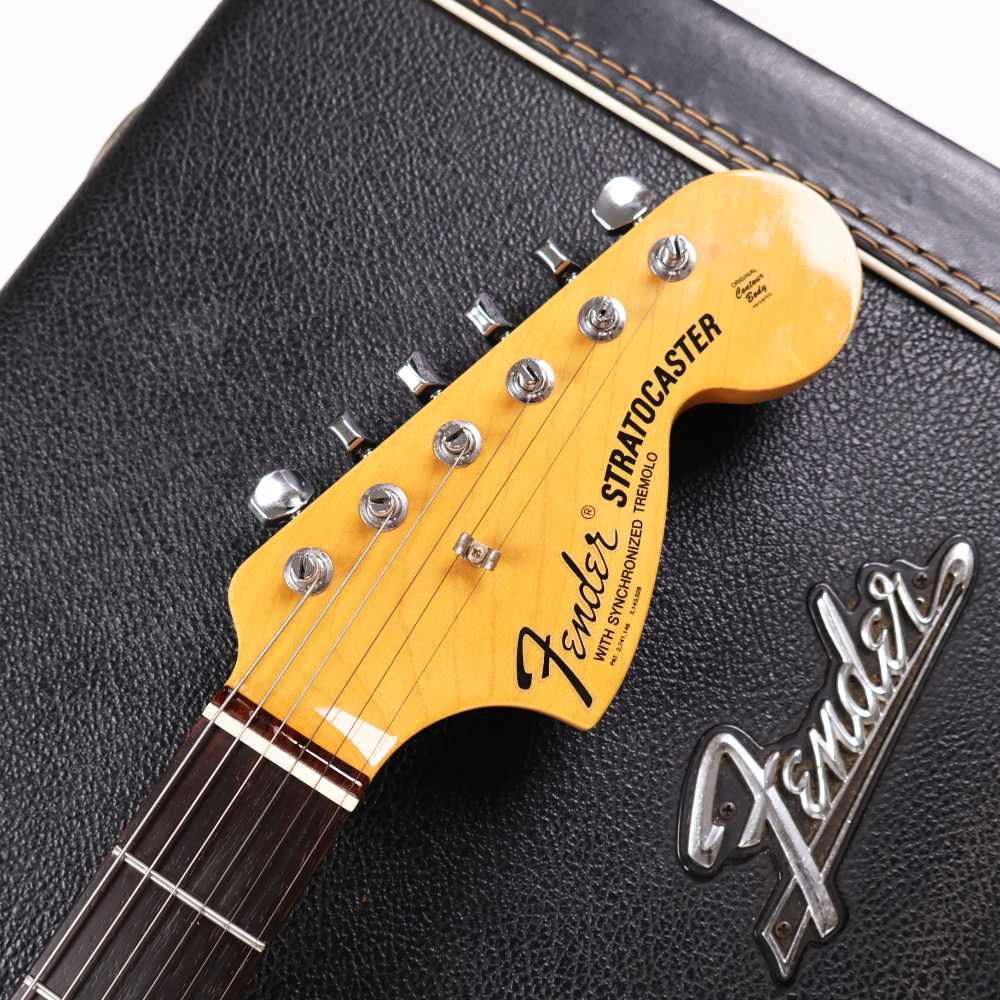 【中古】 エレキギター Fender Custom Shop MBS Custom 1969 Stratocaster NOS Black Master Built by Jason Davis 2001年製 フェンダー カスタムショップ ストラトキャスター ジェイソン・デイビス ヘッド画像