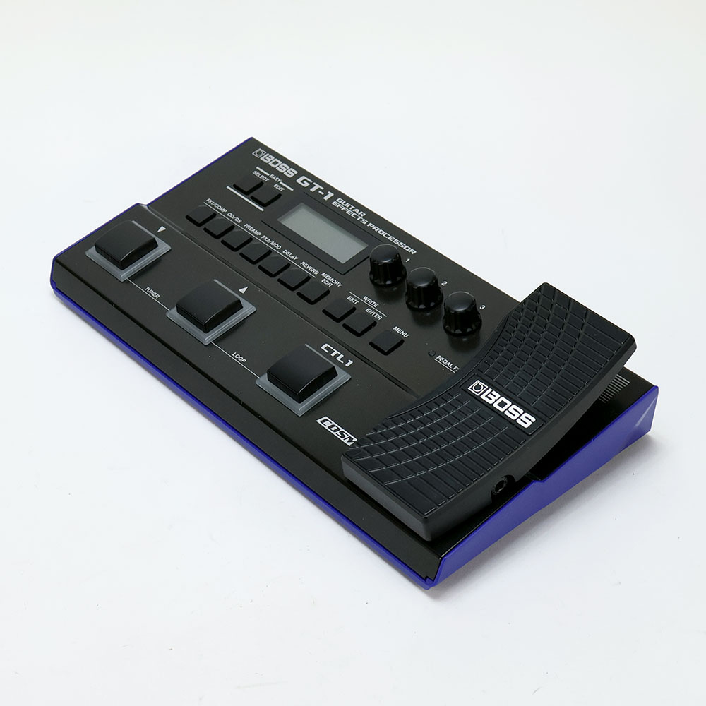 【中古】ボス マルチエフェクター BOSS GT-1 Guitar Effect Processor 全体