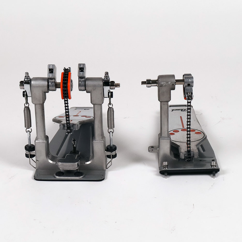 【中古】 ドラムツインペダル パール PEARL P-932 Demonator ドラムツインペダル ベルト面