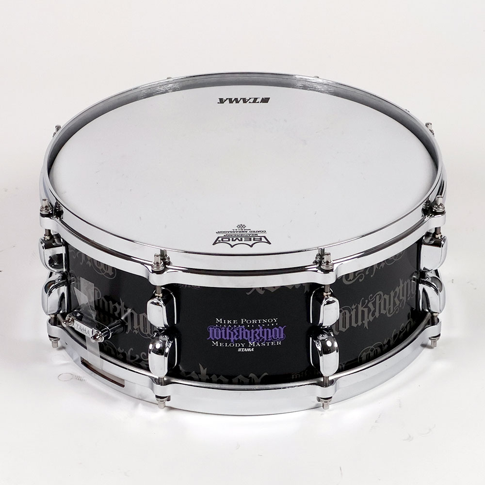【中古】 スネアドラム タマ TAMA MP1455BU 14x5.5 マイク・ポートノイ シグネチャースネアドラム 正面