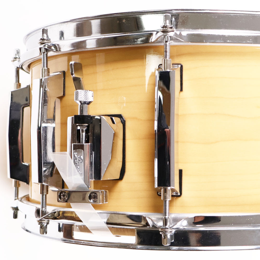 【中古】 スネアドラム パール Pearl Custom Classic ONE PIECE MAPLE SHELL 14x5.5 Made in Japan ストレイナー