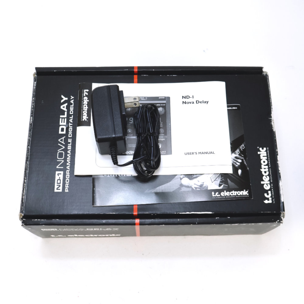 【中古】 ディレイ エフェクター tc electronic ND-1 NOVA DELAY ギターエフェクター 付属品画像