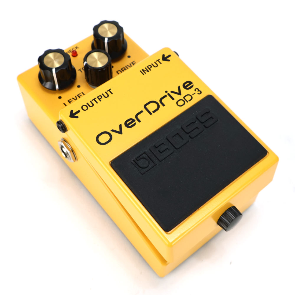 【中古】 オーバードライブ エフェクター BOSS OD-3 Over Drive ギターエフェクター 斜めアングル画像