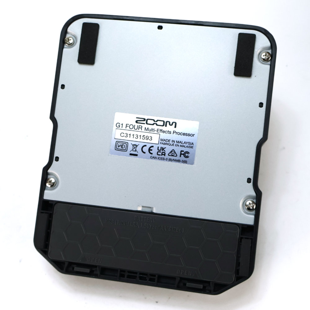 【中古】 ズーム ZOOM G1 FOUR ギターマルチエフェクター ボトム画像