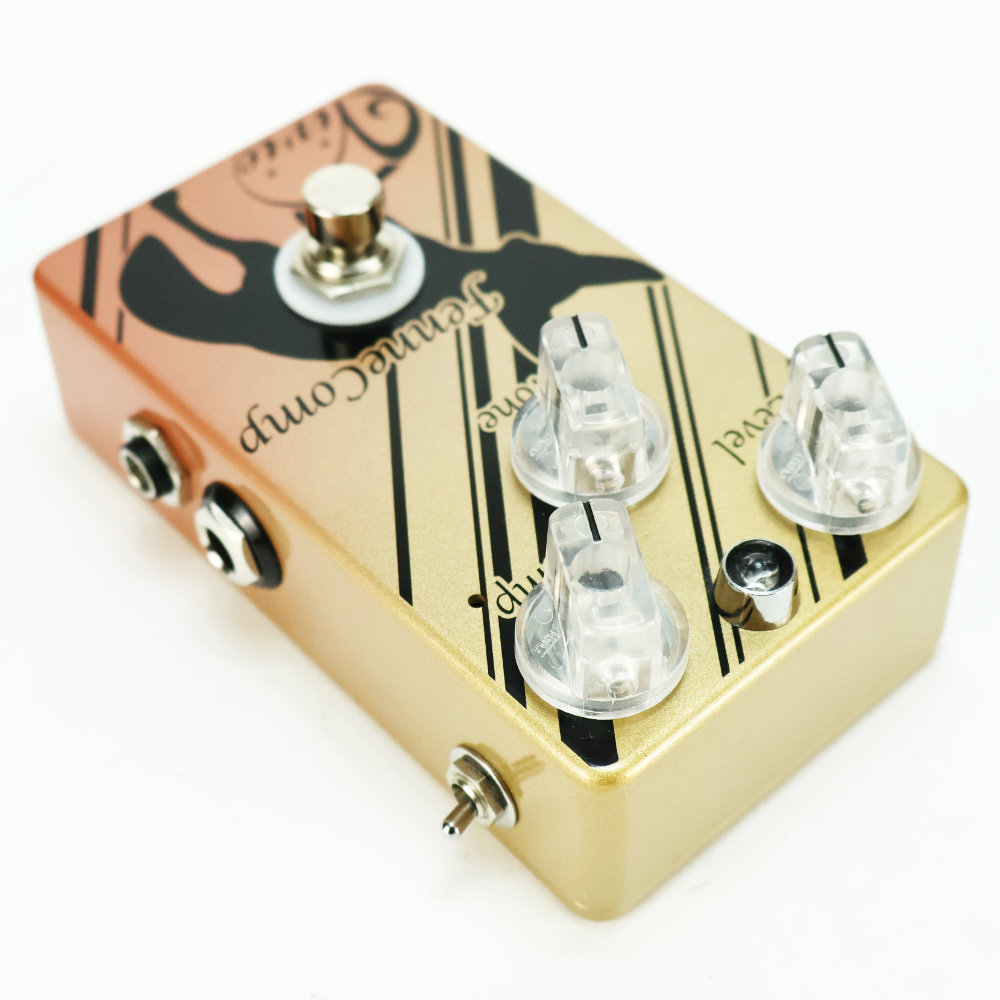 【中古】 コンプレッサー Vivie FenneComp エフェクター 本体画像 斜め