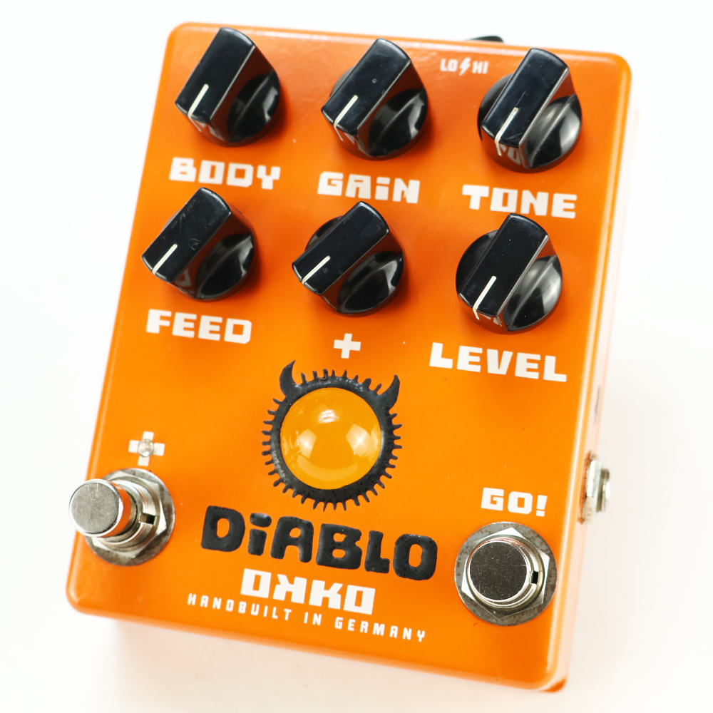 【中古】 OKKO オッコ Diablo Boost+ オーバードライブ  ディストーション ギターエフェクター