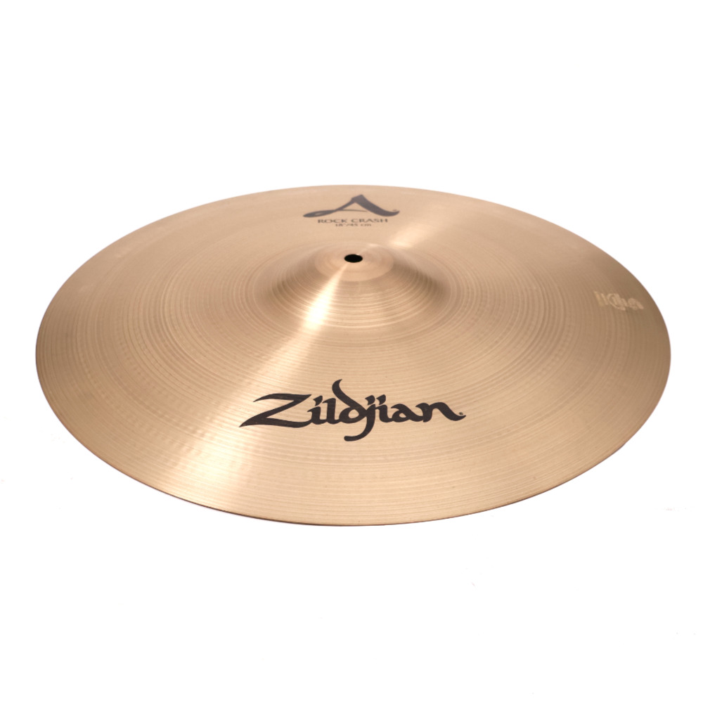 【中古】 クラッシュシンバル ジルジャン ZILDJIAN A Zildjian ROCK CRASH 18インチ 斜めアングル画像