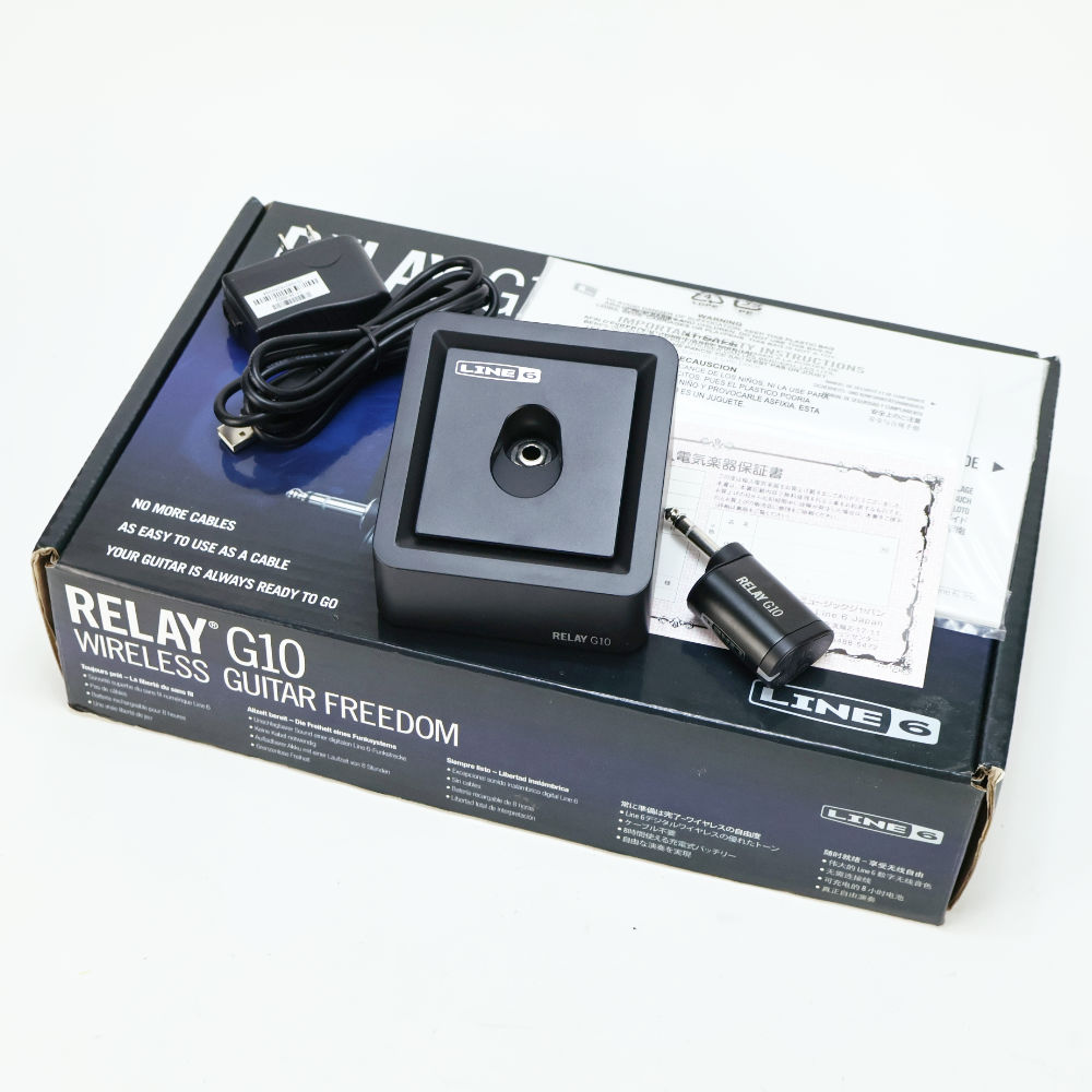 【中古】 LINE6 ライン6 RELAY G10 プラグアンドプレイ デジタルギターワイヤレスシステム