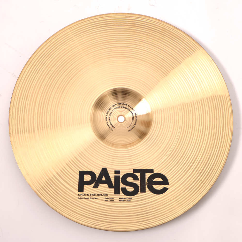 【中古】 クラッシュシンバル パイステ PAISTE Signature Fast Crash 16インチ 裏面画像