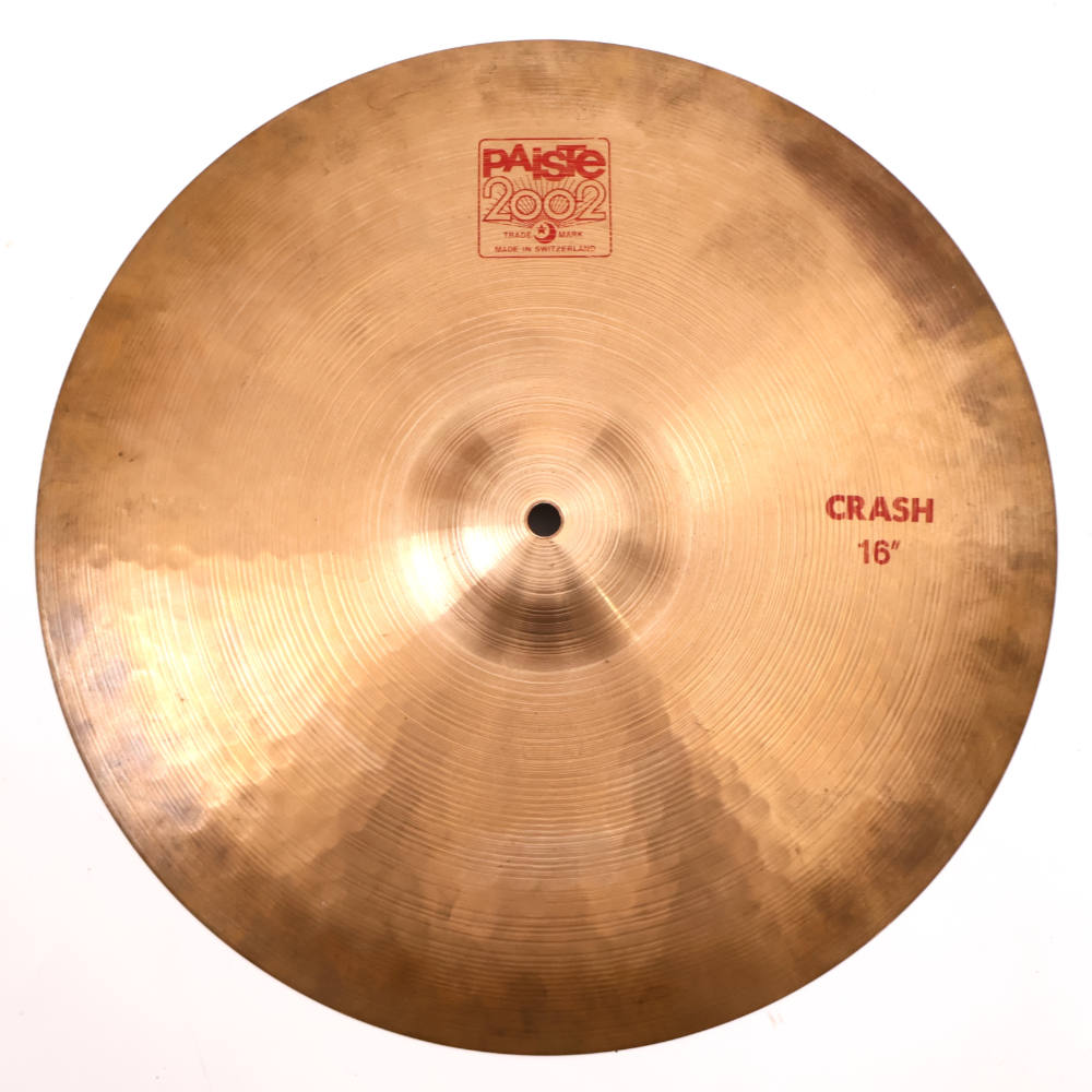 【中古】 クラッシュシンバル パイステ PAISTE 2002 Crash 16インチ クラッシュシンバル