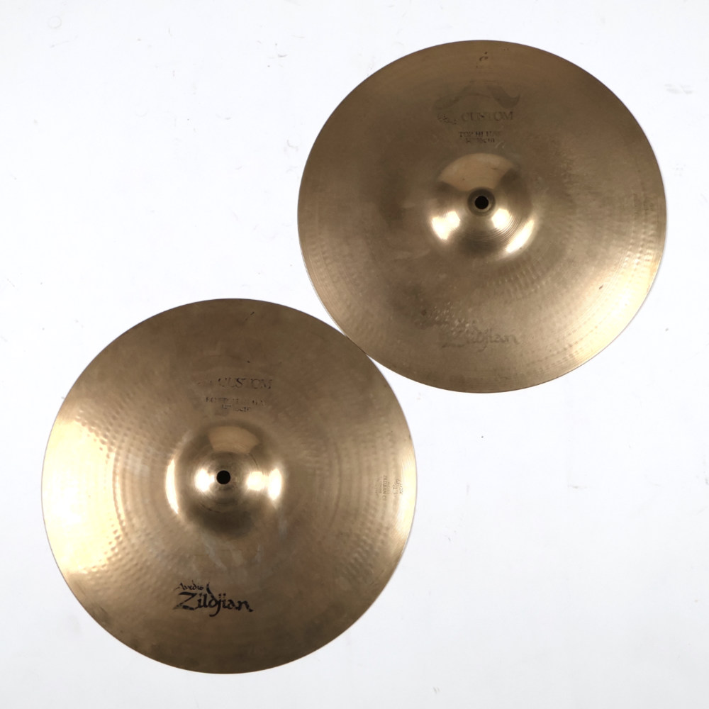 【中古】 ハイハットシンバル ジルジャン ZILDJIAN A CUSTOM HIHAT 14インチ ハイハットシンバル ペア