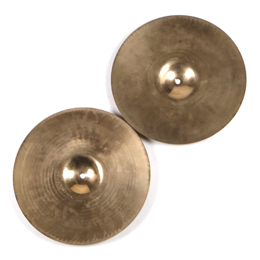 【中古】 ハイハットシンバル ジルジャン ZILDJIAN A CUSTOM HIHAT 14インチ ハイハットシンバル ペア 裏面画像