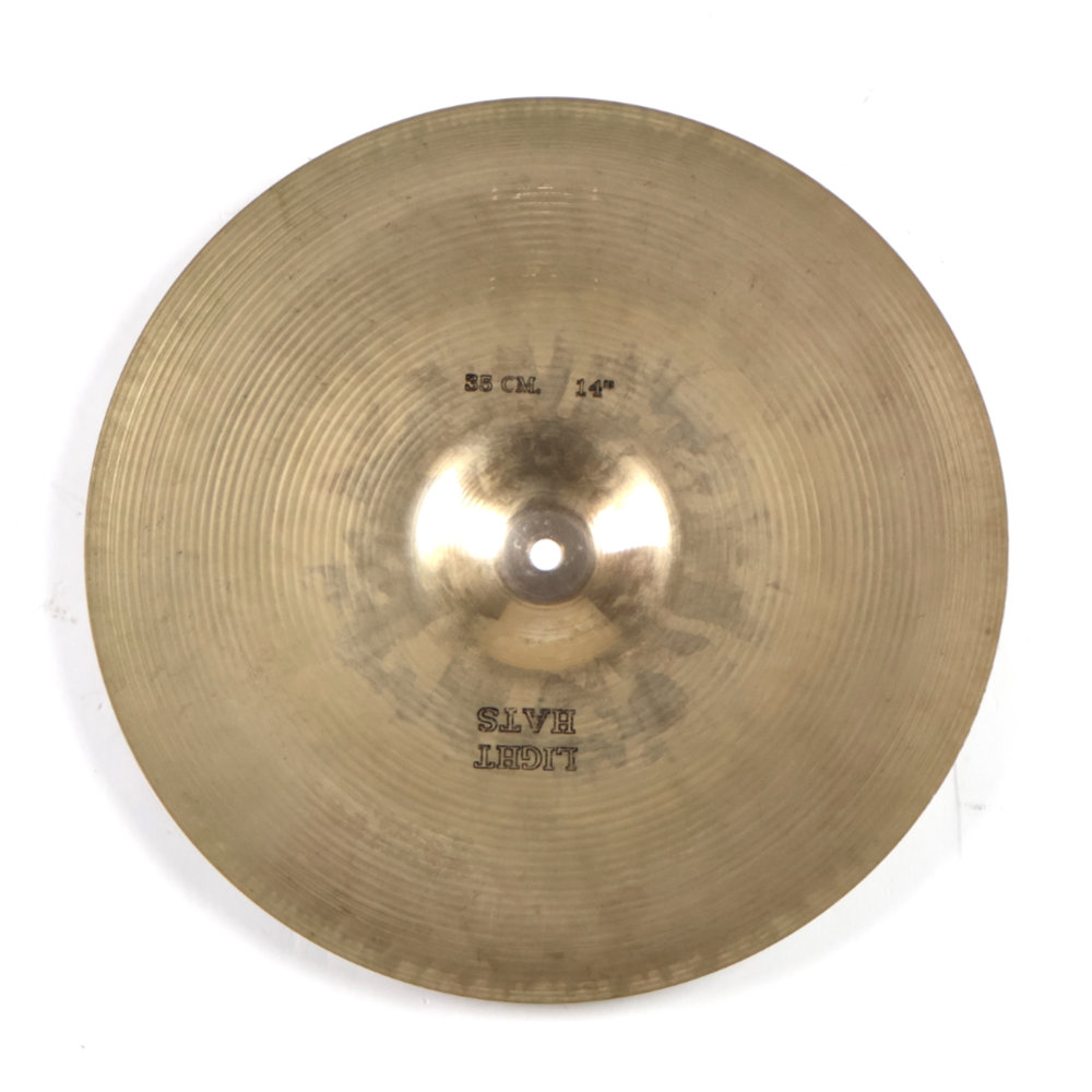 【中古】ハイハットシンバル 1枚 セイビアン SABIAN LIGHT HAT 14インチ 1枚 裏面画像