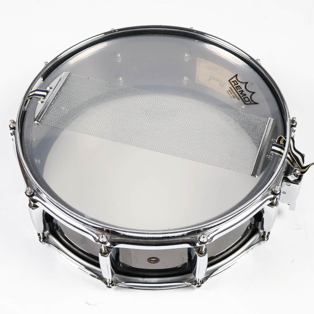 【中古】 チャドスミス シグネチャー スネアドラム パール Pearl CS1450 Chad Smith Signature 14×5 本体画像 裏 