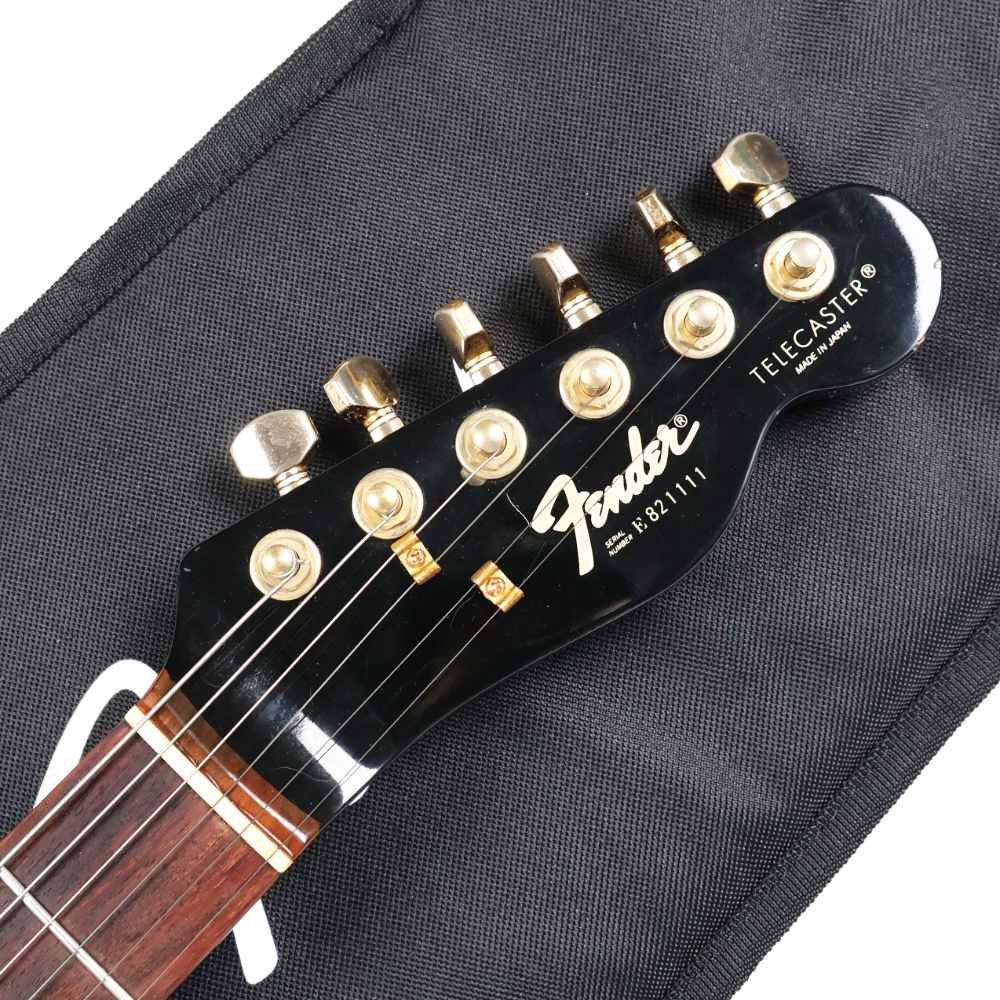 【中古】 エレキギター Fender Japan TLG’80-60 BLK 1984年-1987年製 Eシリアル フェンダージャパン テレキャスター BOXERシリーズ ゴールドパーツ TLG80-60 ヘッド画像