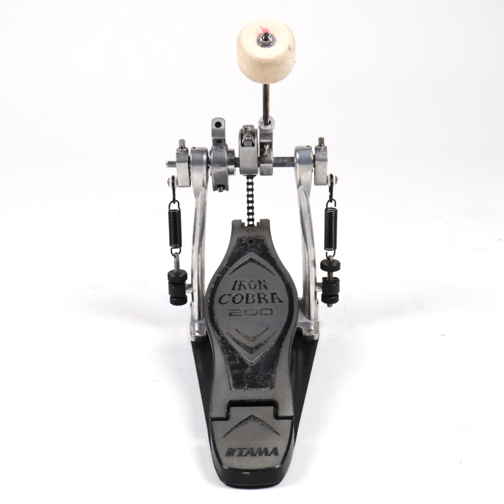 【中古】 ドラムペダル 右側ペダルのみ タマ TAMA HP200PTW Iron Cobra 200 Power Glide アイアンコブラ 右側ペダルのみ フロント画像