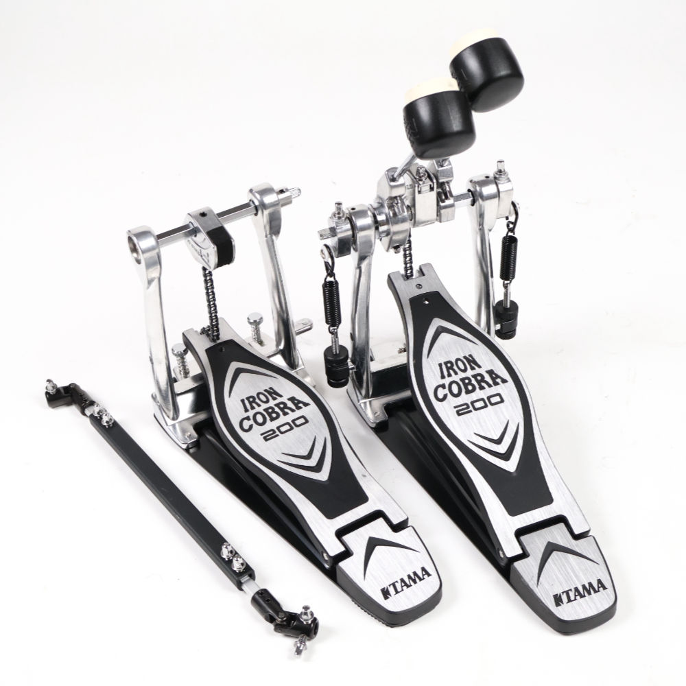 【中古】 ドラムツインペダル タマ TAMA HP200PTW Iron Cobra 200 Twin Pedal Power Glide アイアンコブラ