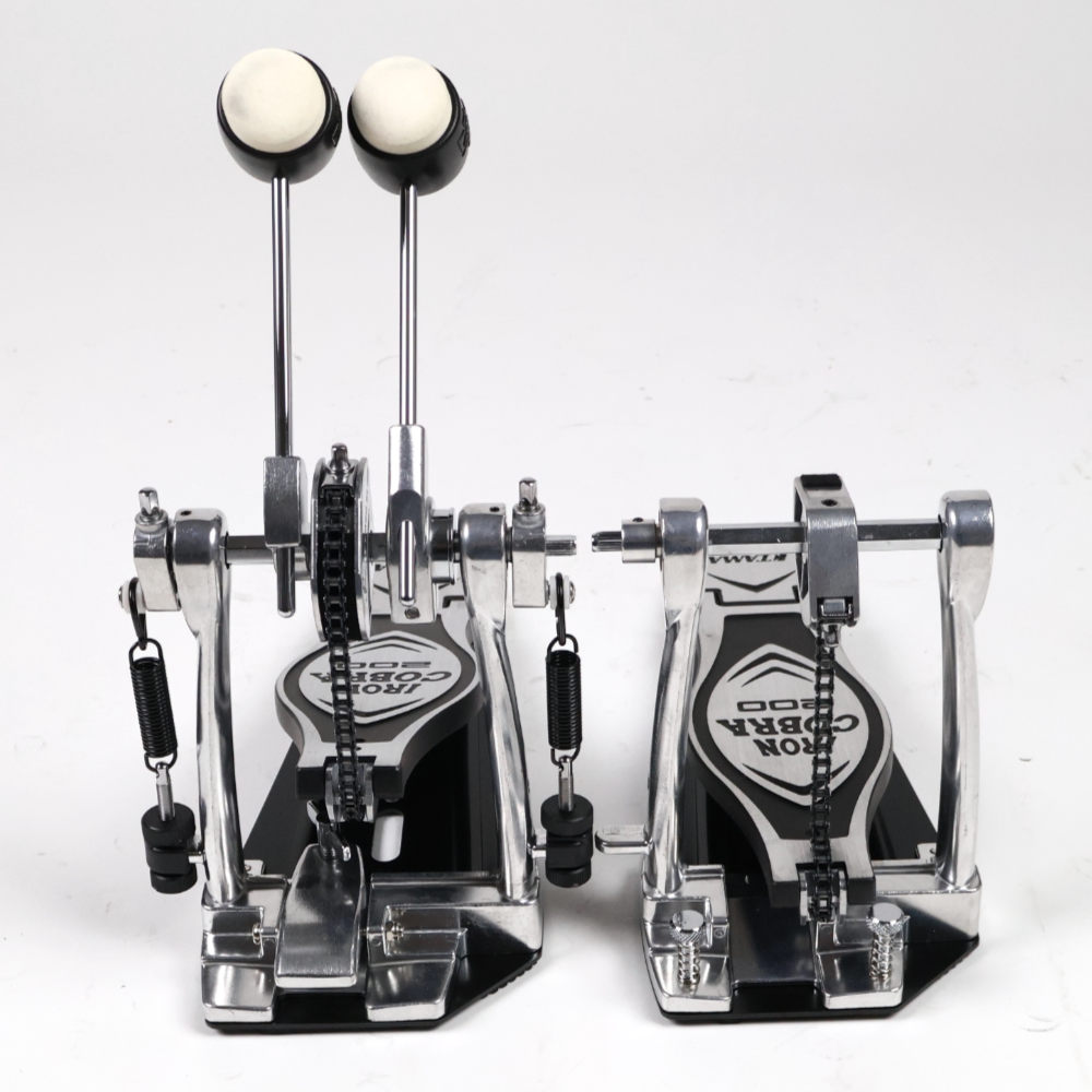 【中古】 ドラムツインペダル タマ TAMA HP200PTW Iron Cobra 200 Twin Pedal Power Glide アイアンコブラ リア画像