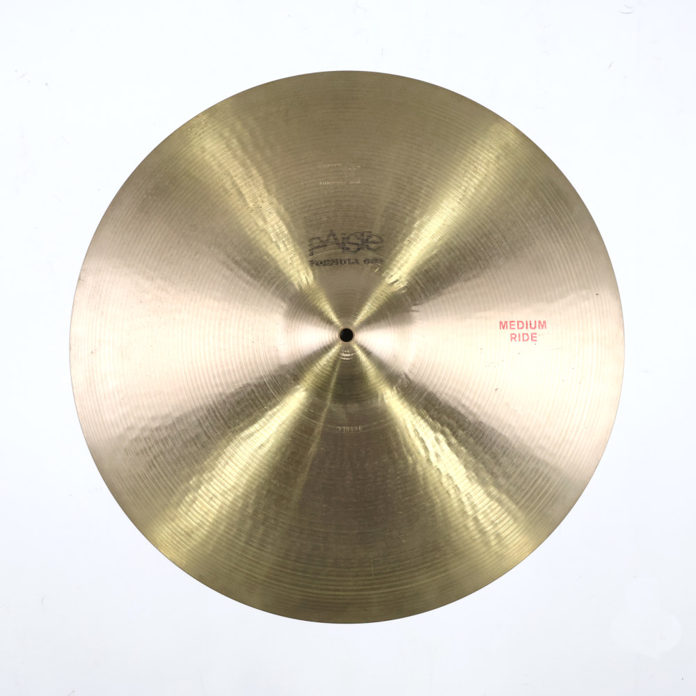 【中古】 ライドシンバル パイステ PAISTE Formula 602 MEDIUM RIDE 20インチ 1970s ビンテージシンバル