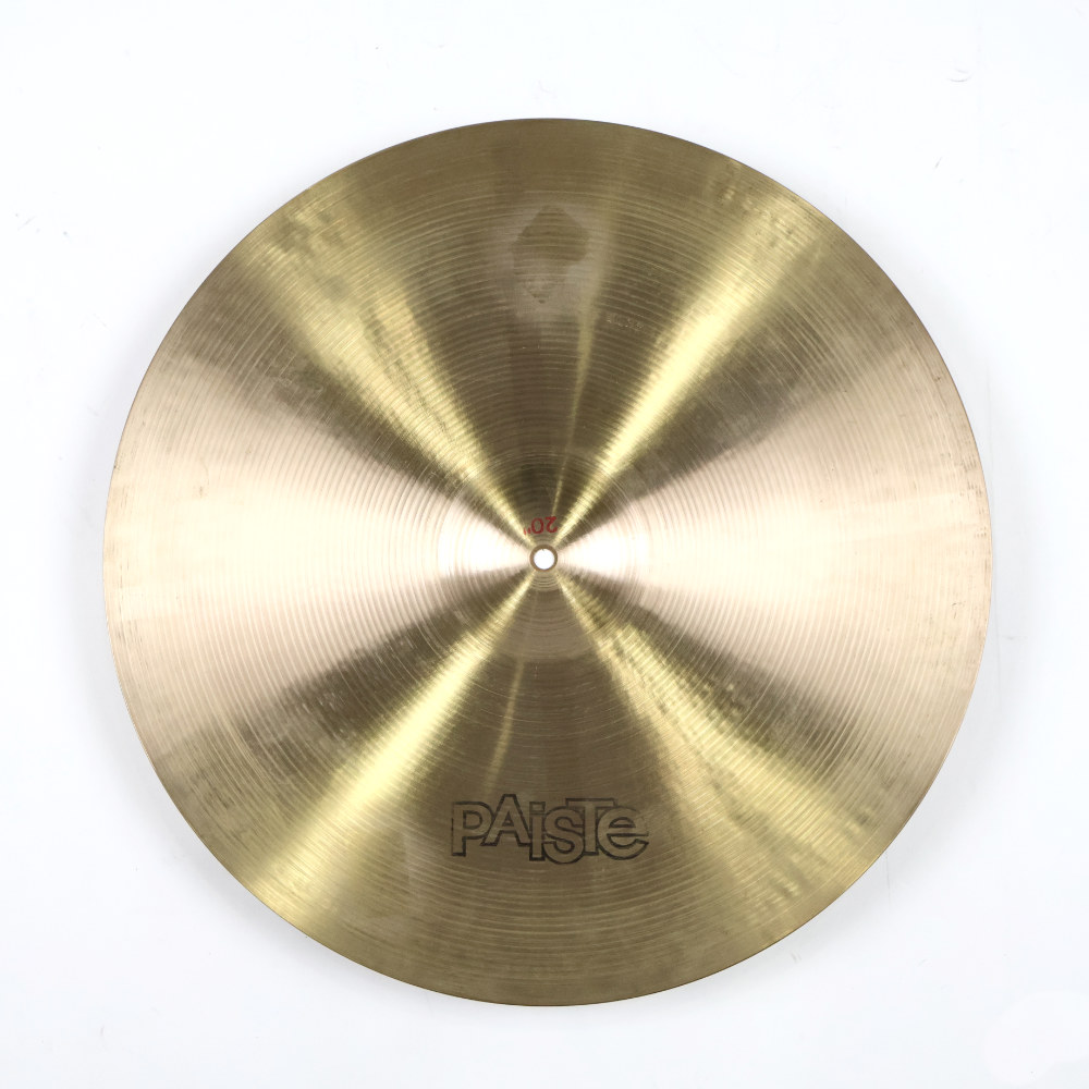 【中古】 ライドシンバル パイステ PAISTE Formula 602 MEDIUM RIDE 20インチ 1970s ビンテージシンバル 詳細画像