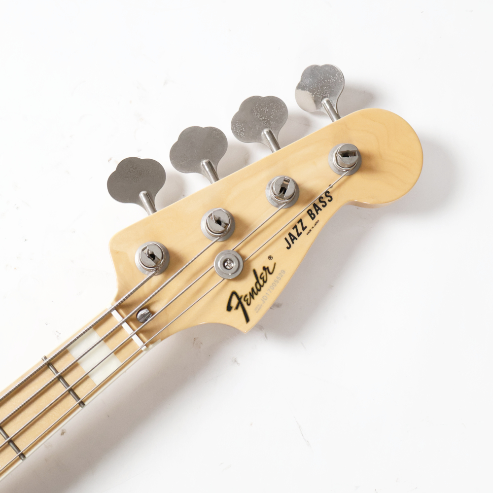 【中古】Fender フェンダー Classic 70s Jazz Bass Natural Maple Fingerboard 2017年製 Mde in Japan ジャズベース エレキベース ヘッド