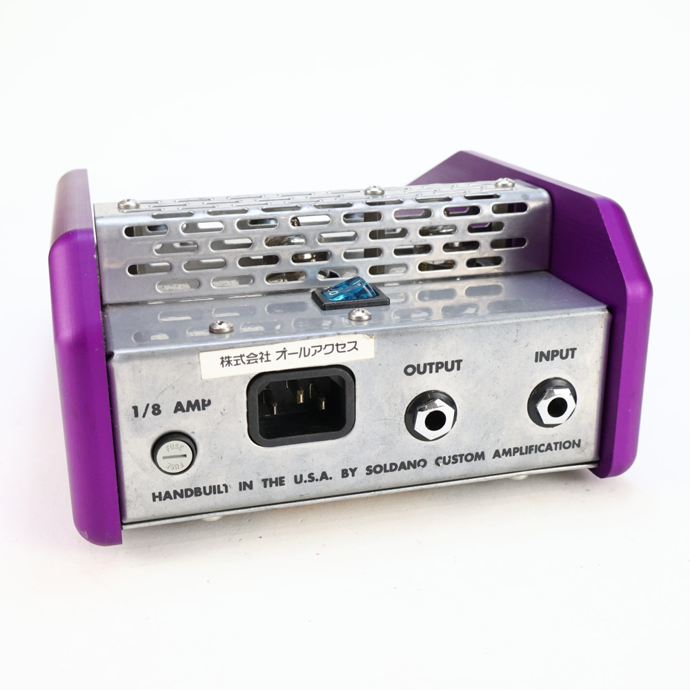 【中古】Soldano ソルダーノ SUPERCHARGER G.T.O. ギターエフェクター 真空管ギタープリアンプ 詳細画像