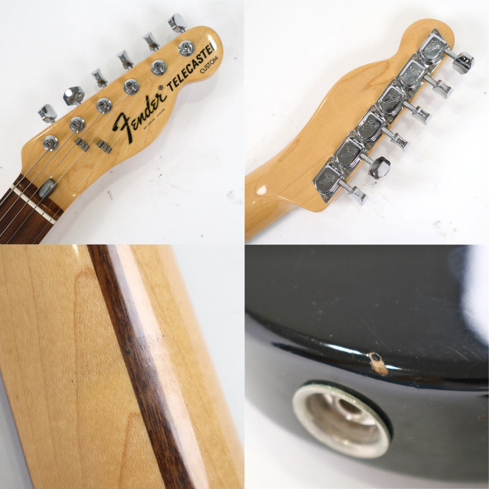 【中古】 エレキギター Fender FSR American Vintage ’72 Telecaster Custom Rosewood Fingerboard Black 2013年製 ブリッジ交換あり フェンダー テレキャスターカスタム アメリカンビンテージ 詳細画像