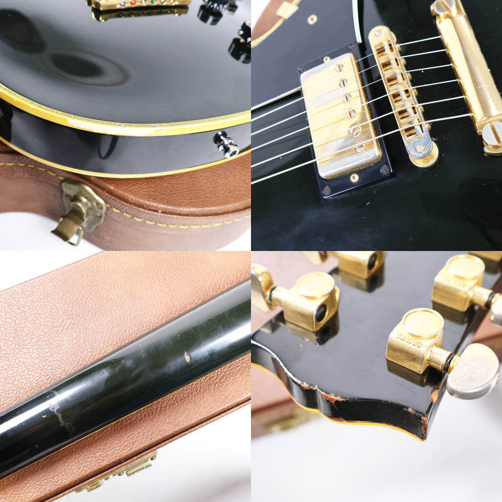 【中古】 エレキギター Gibson Les Paul Custom Ebony 1997年製 ギブソン レスポールカスタム ブラック 傷