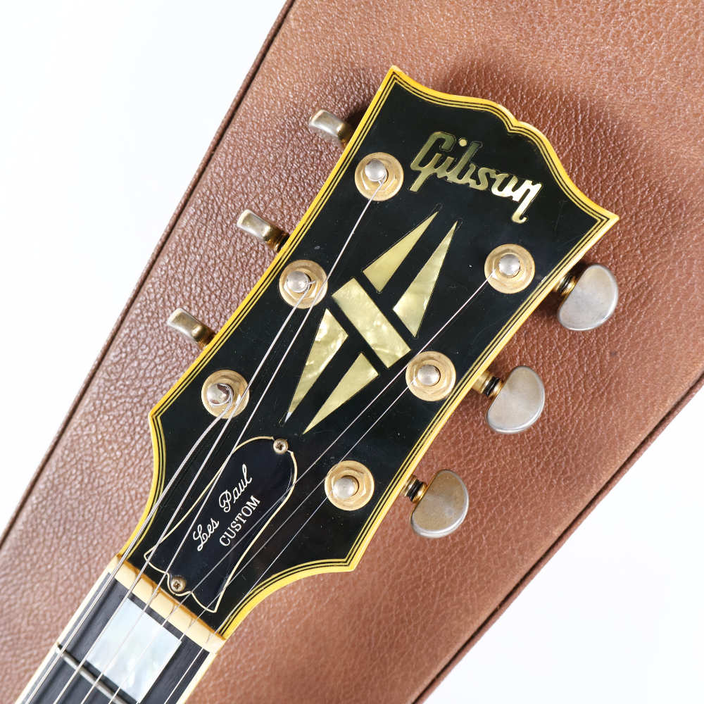 【中古】 エレキギター Gibson Les Paul Custom Ebony 1997年製 ギブソン レスポールカスタム ブラック ヘッド画像