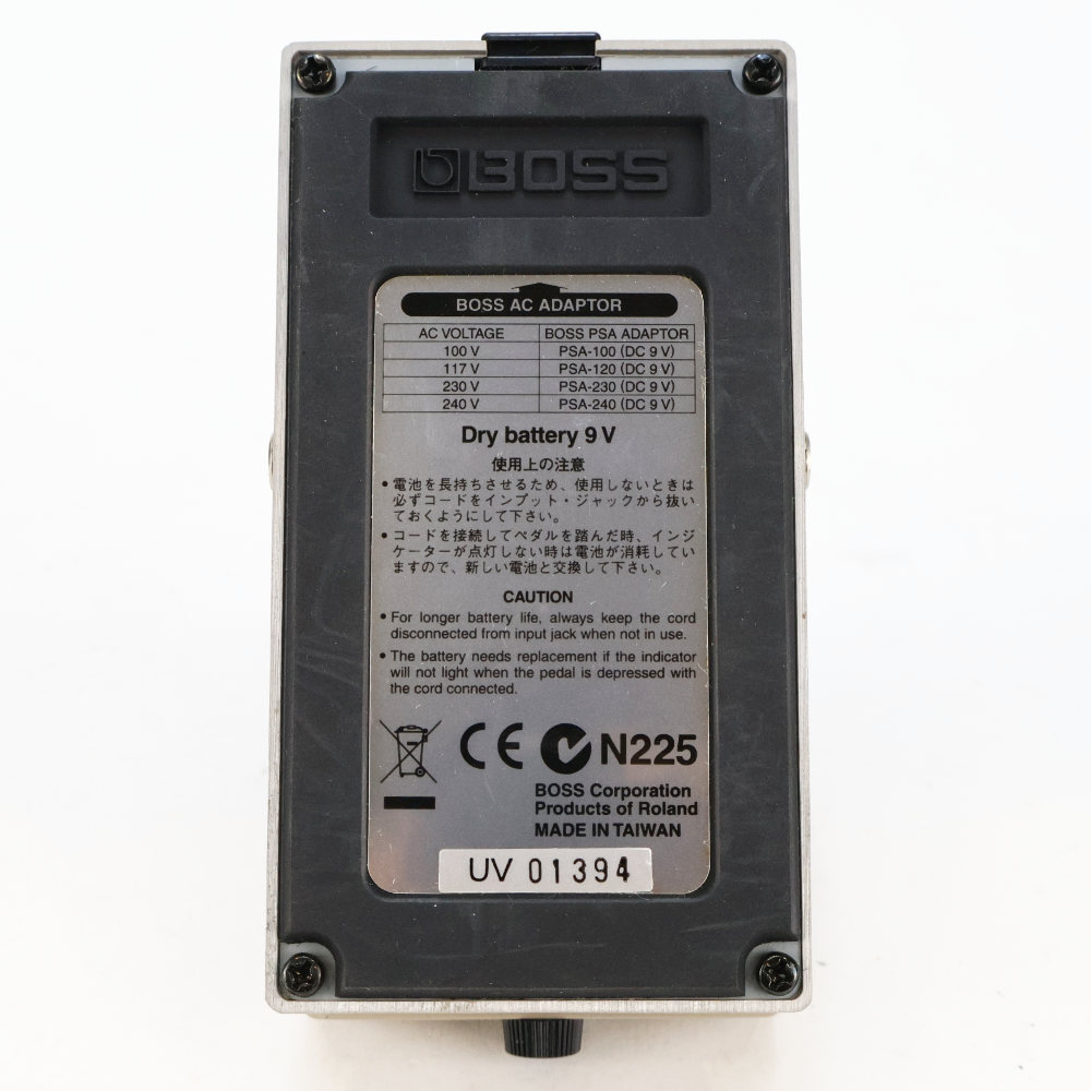 【中古】イコライザー エフェクター BOSS GE-7 Equalizer ギターエフェクター 本体画像 裏 