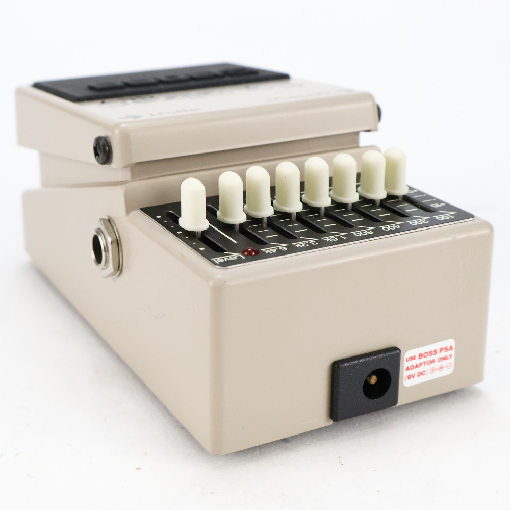 【中古】イコライザー エフェクター BOSS GE-7 Equalizer ギターエフェクター 本体画像 斜め 