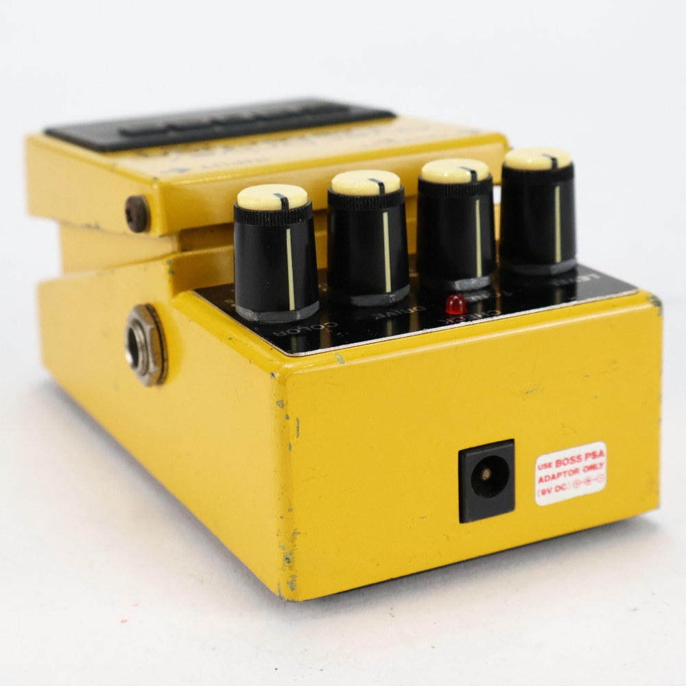 【中古】オーバードライブ ディストーション エフェクター BOSS OS-2 OverDrive Distortion ギターエフェクター 本体画像 斜め