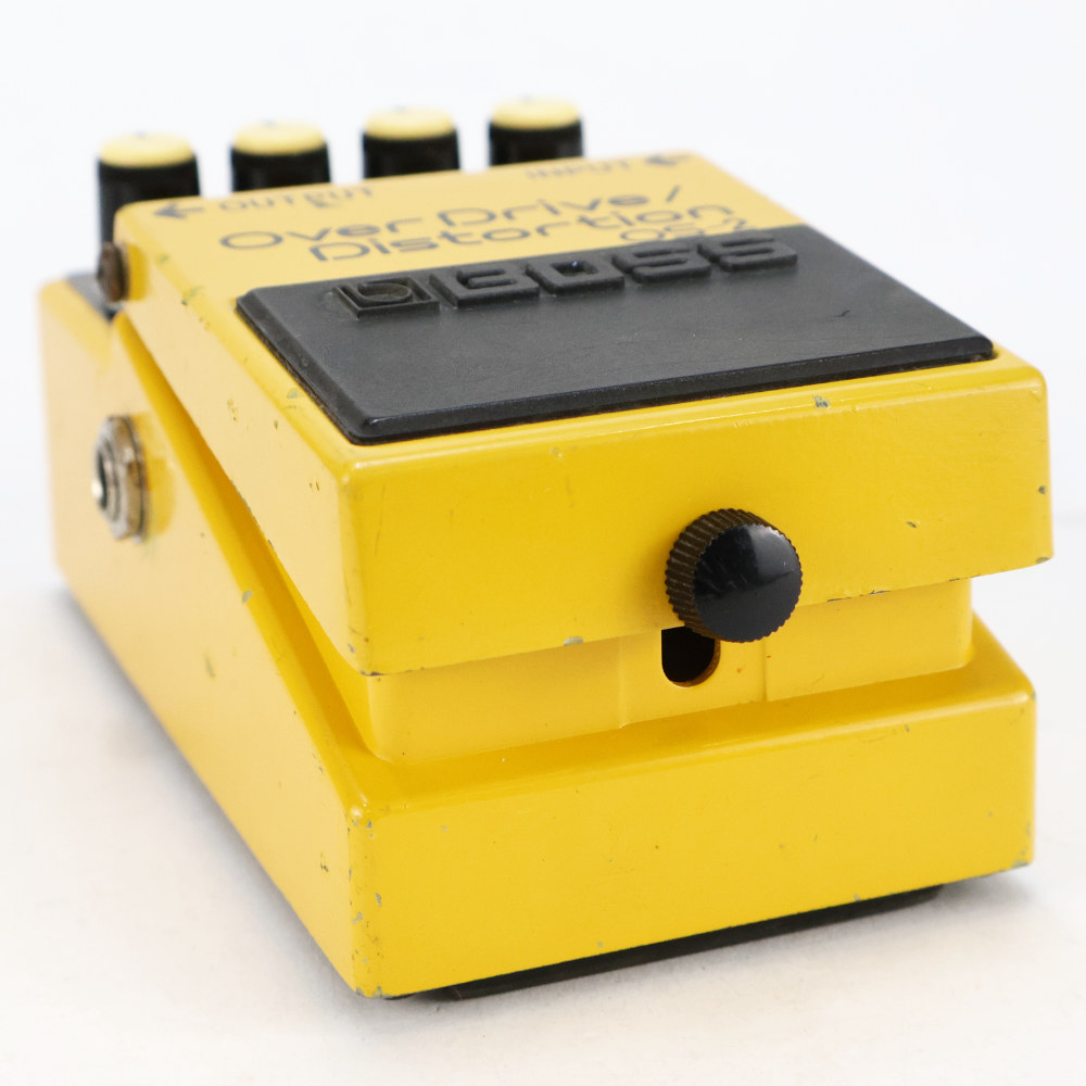 【中古】オーバードライブ ディストーション エフェクター BOSS OS-2 OverDrive Distortion ギターエフェクター 本体画像 斜め 2