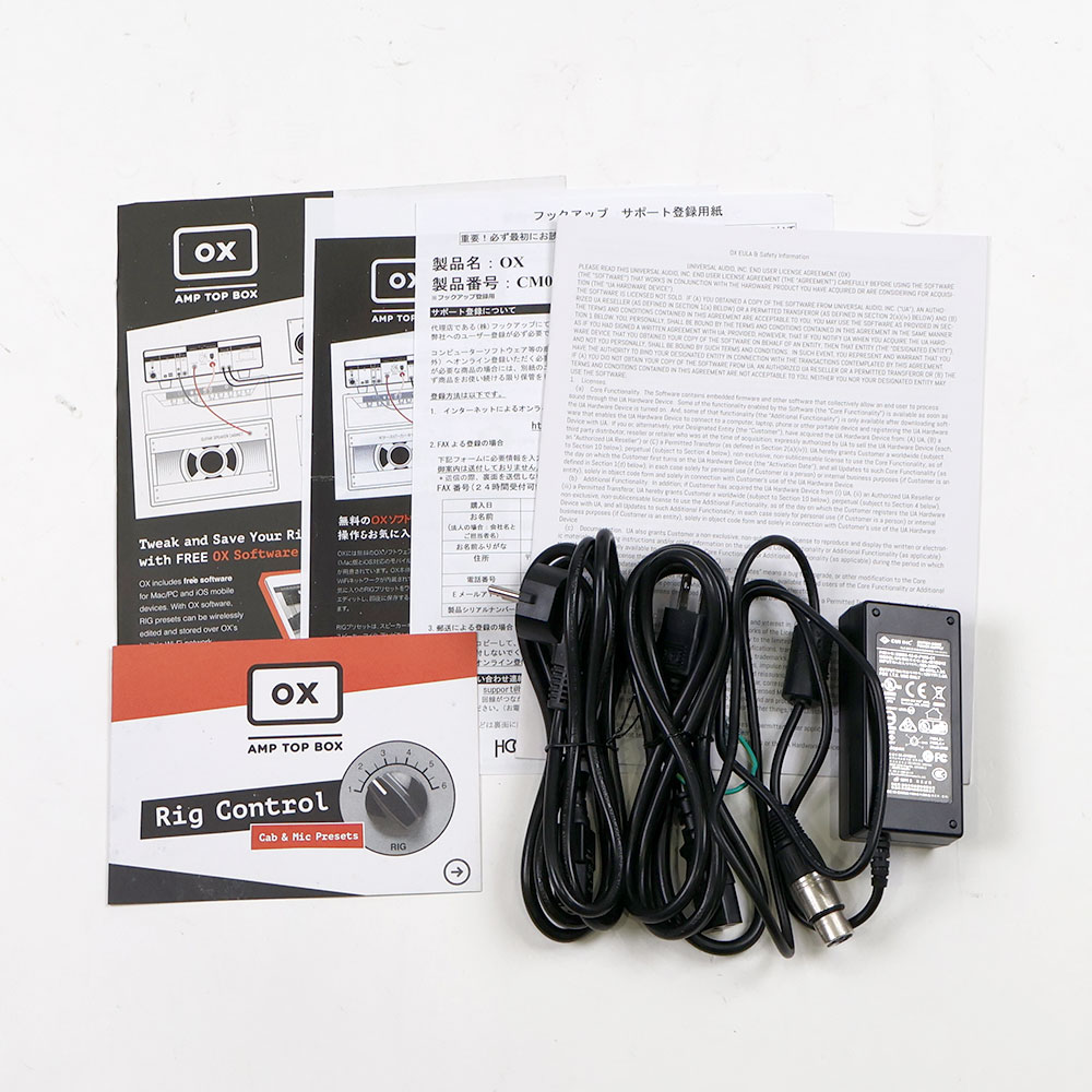 【中古】Universal Audio OX Amp Top Box リアクティブロードボックス 付属品