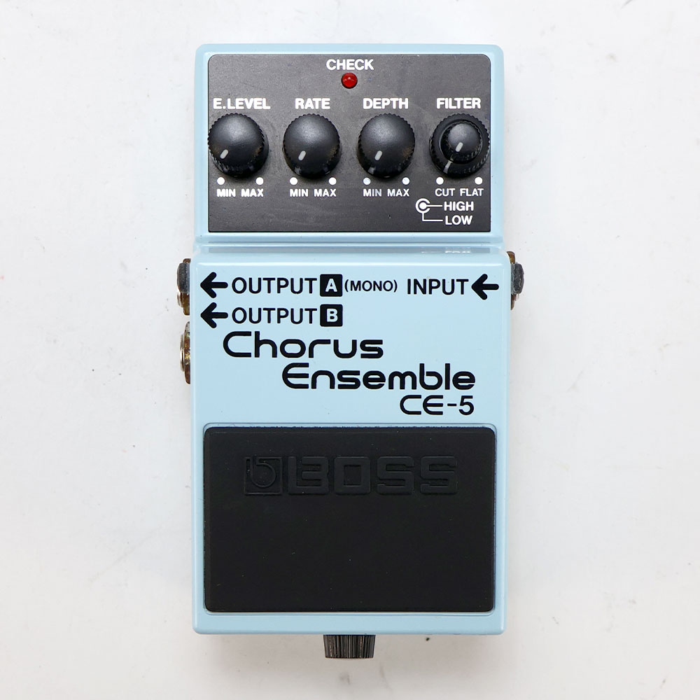 【中古】コーラスアンサンブル エフェクター BOSS CE-5 Chorus Ensemble ギターエフェクター 正面