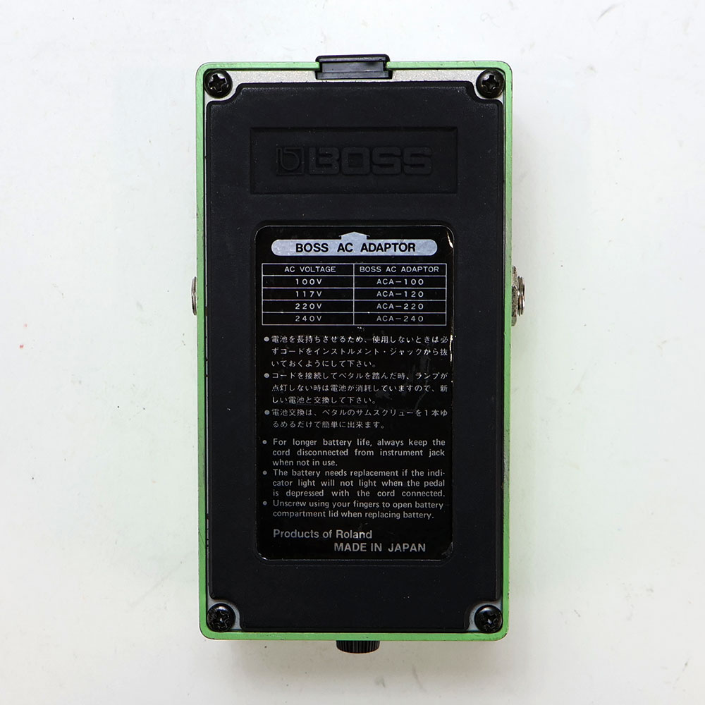 【中古】 スーパーフェイザー エフェクター BOSS PH-2 SUPER Phaser Made in Japan ボス ギターエフェクター 裏面