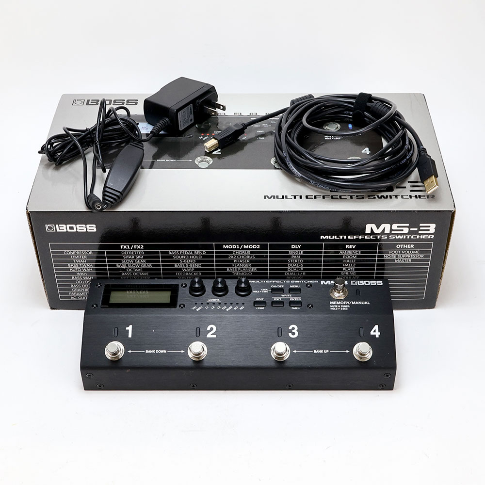 【中古】 BOSS MS-3 Multi Effects Switcher マルチエフェクター&スイッチャーシステム
