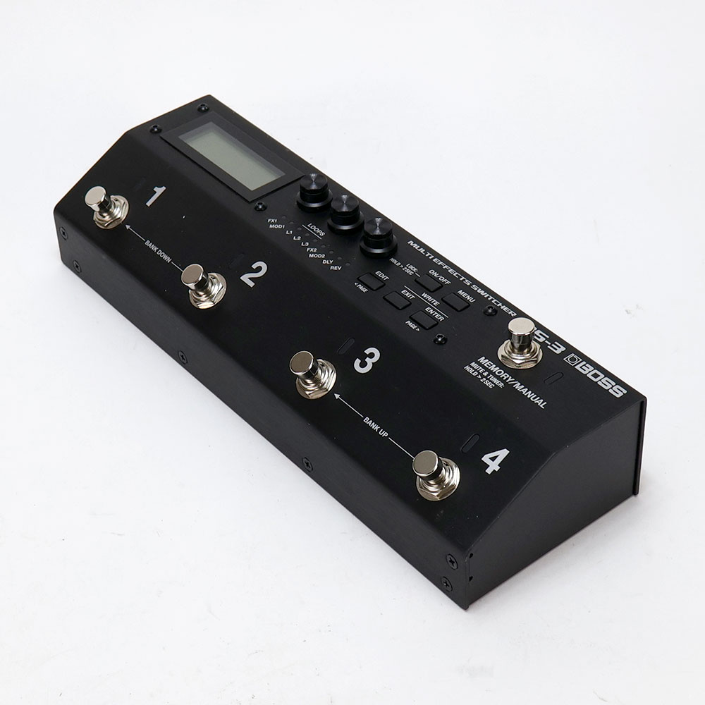 【中古】 BOSS MS-3 Multi Effects Switcher マルチエフェクター&スイッチャーシステム 全体