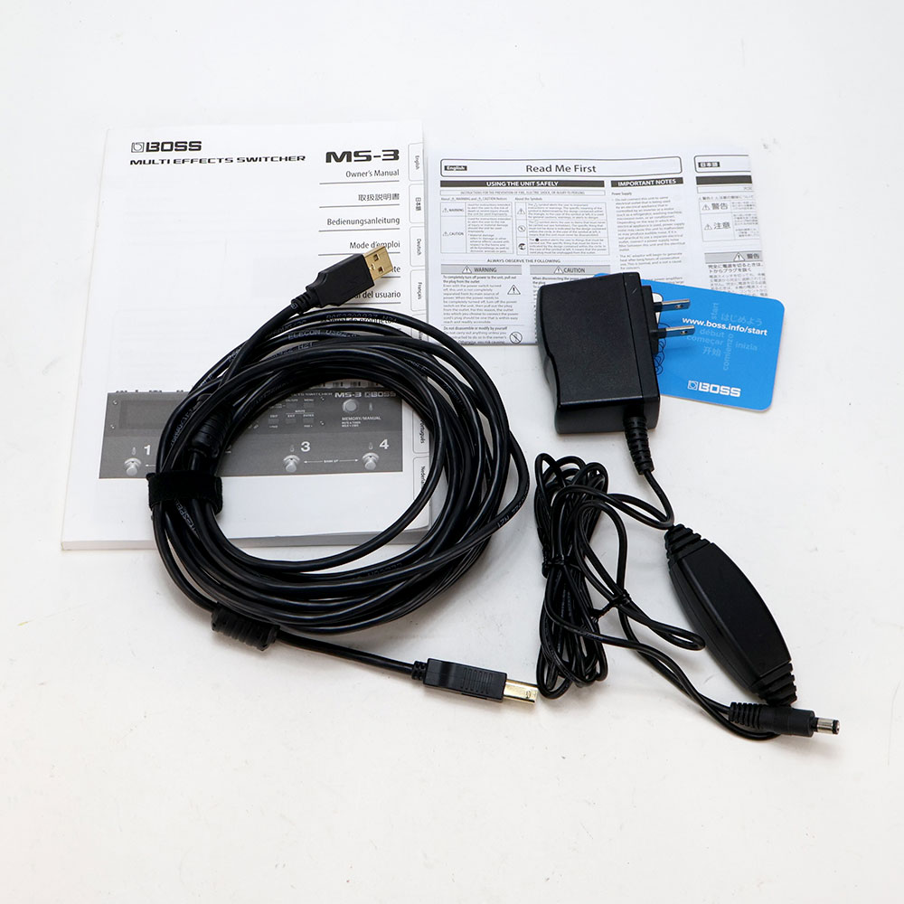 【中古】 BOSS MS-3 Multi Effects Switcher マルチエフェクター&スイッチャーシステム 付属品