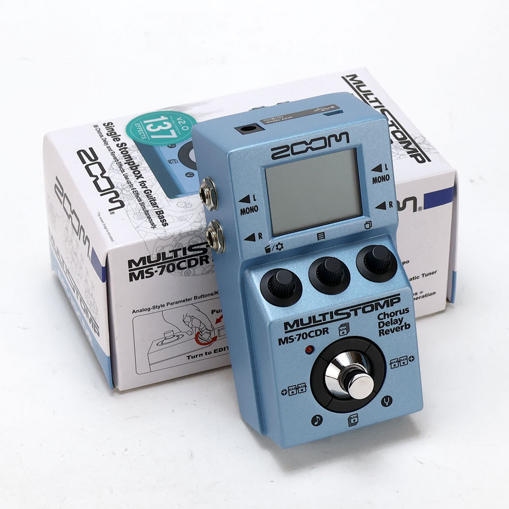 【中古】 マルチエフェクター ZOOM MS-70CDR ズーム 空間系マルチエフェクター
