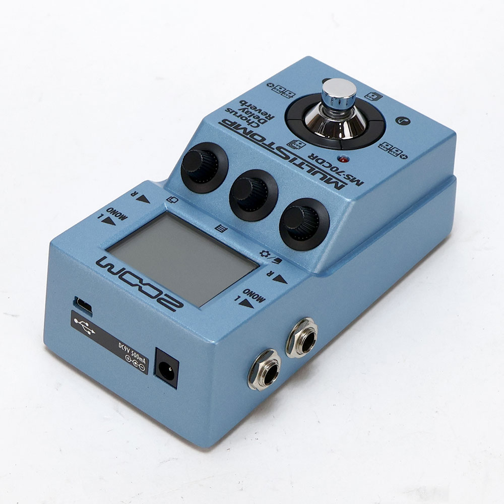 【中古】 マルチエフェクター ZOOM MS-70CDR ズーム 空間系マルチエフェクター 全体