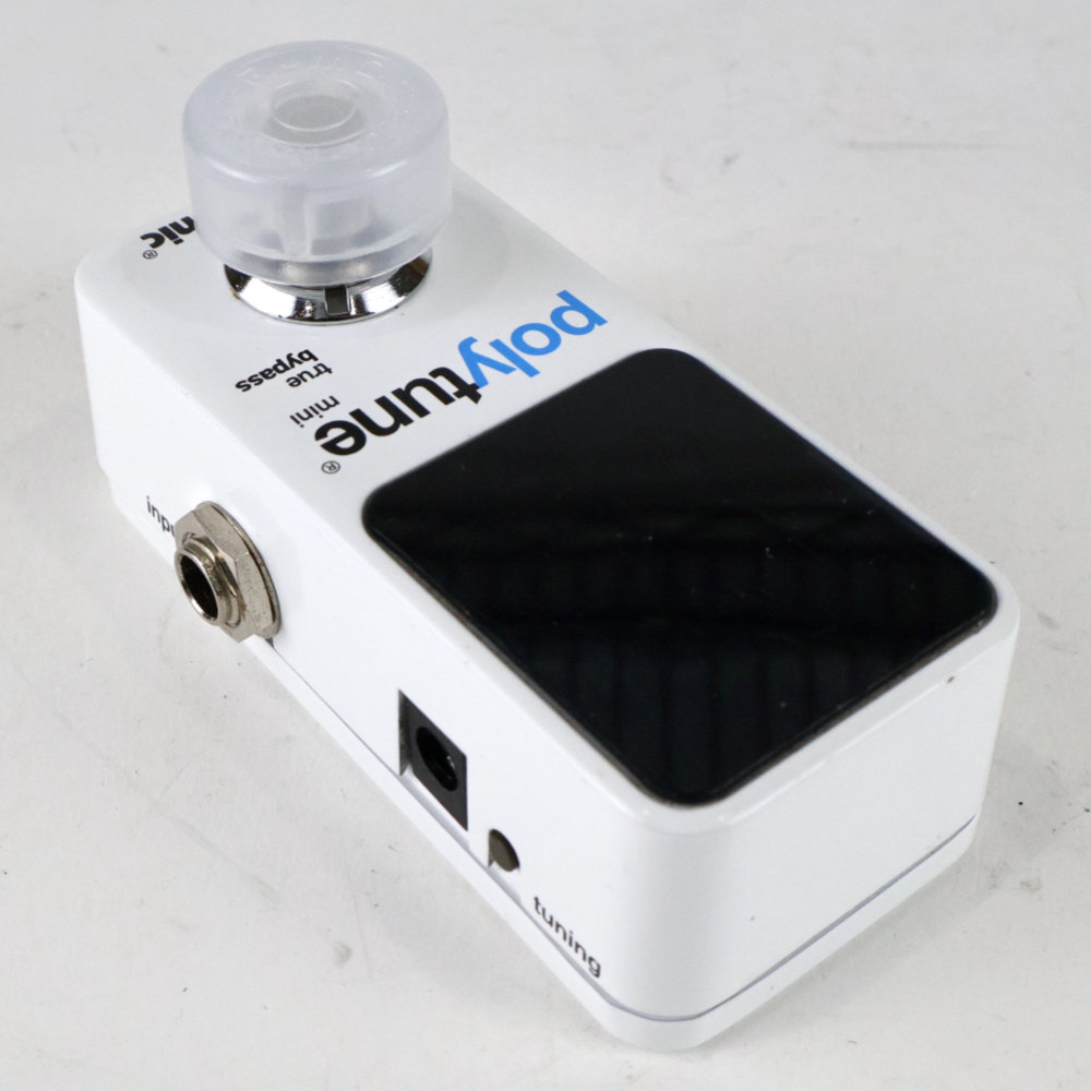 【中古】ギターペダルチューナー tc electronic polytune mini 1 リア斜めアングル画像