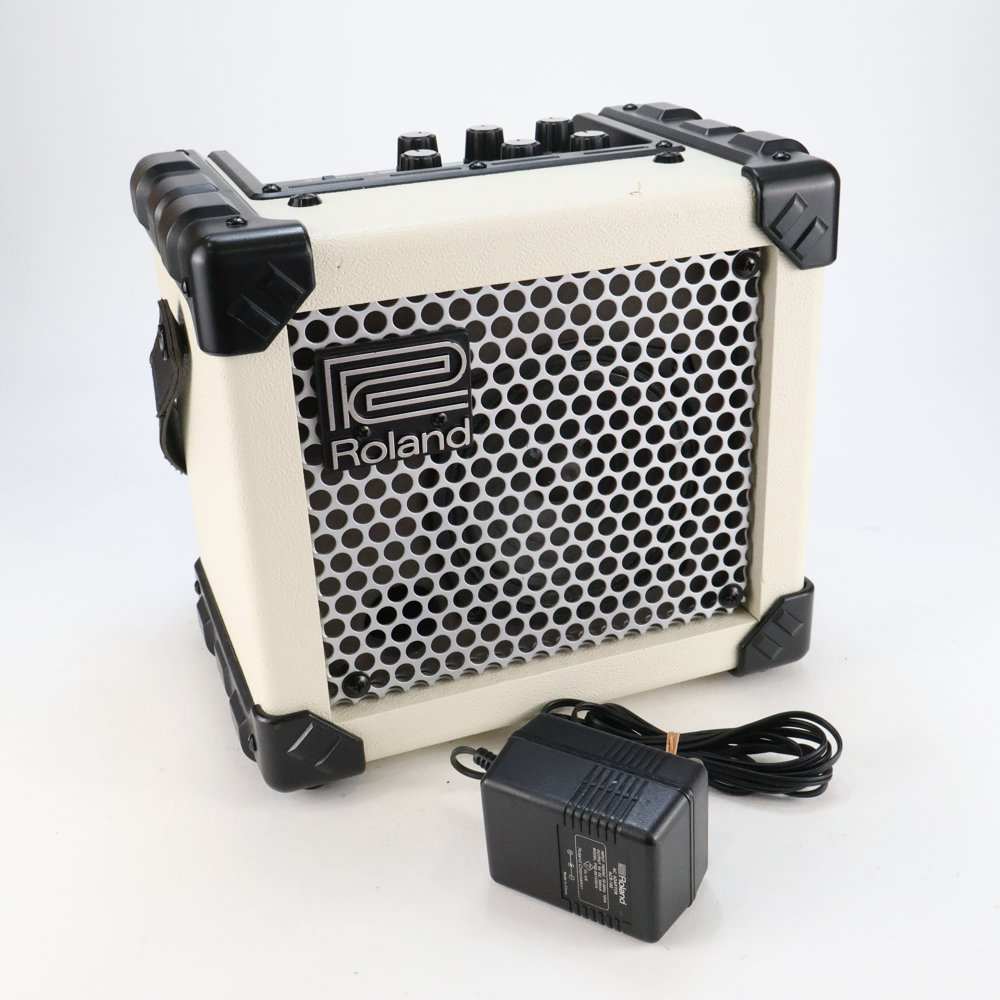 【中古】 ギターアンプ Roland ローランド MICRO CUBE WHITE コンボアンプ