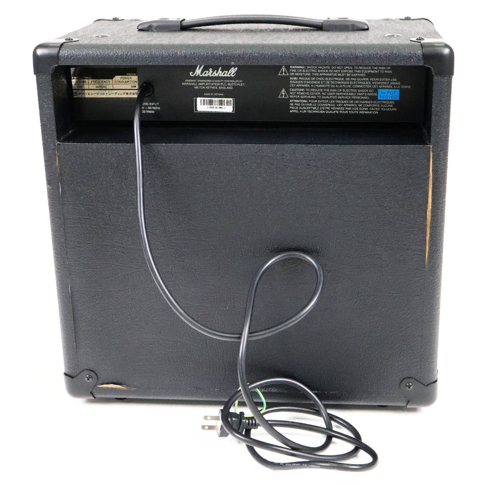 【中古】 ベースコンボアンプ MARSHALL マーシャル MB15 本体画像 裏