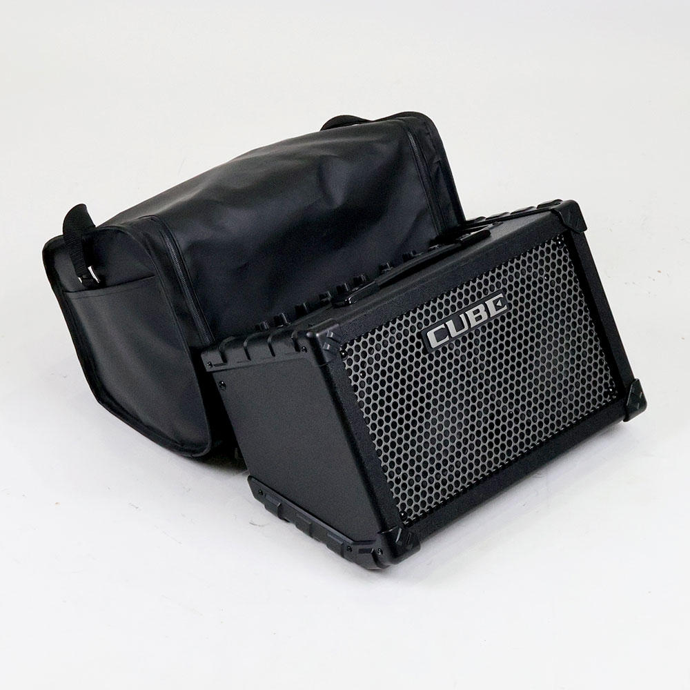 【中古】 ギターアンプ ローランド ROLAND CUBE Street BK 乾電池駆動パフォーマンス用ステレオアンプ ギターアンプ