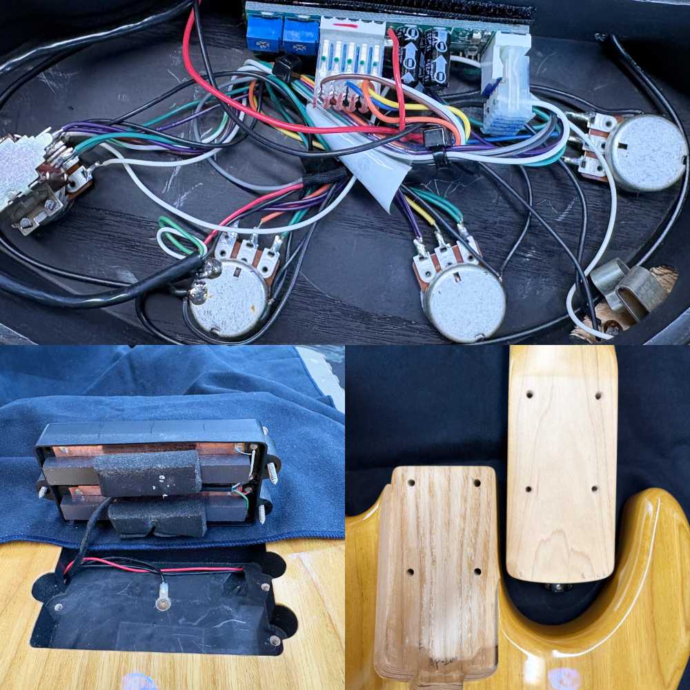 【中古】エレキベース ESP AP-200 Natural M アクティブEQ搭載 傷