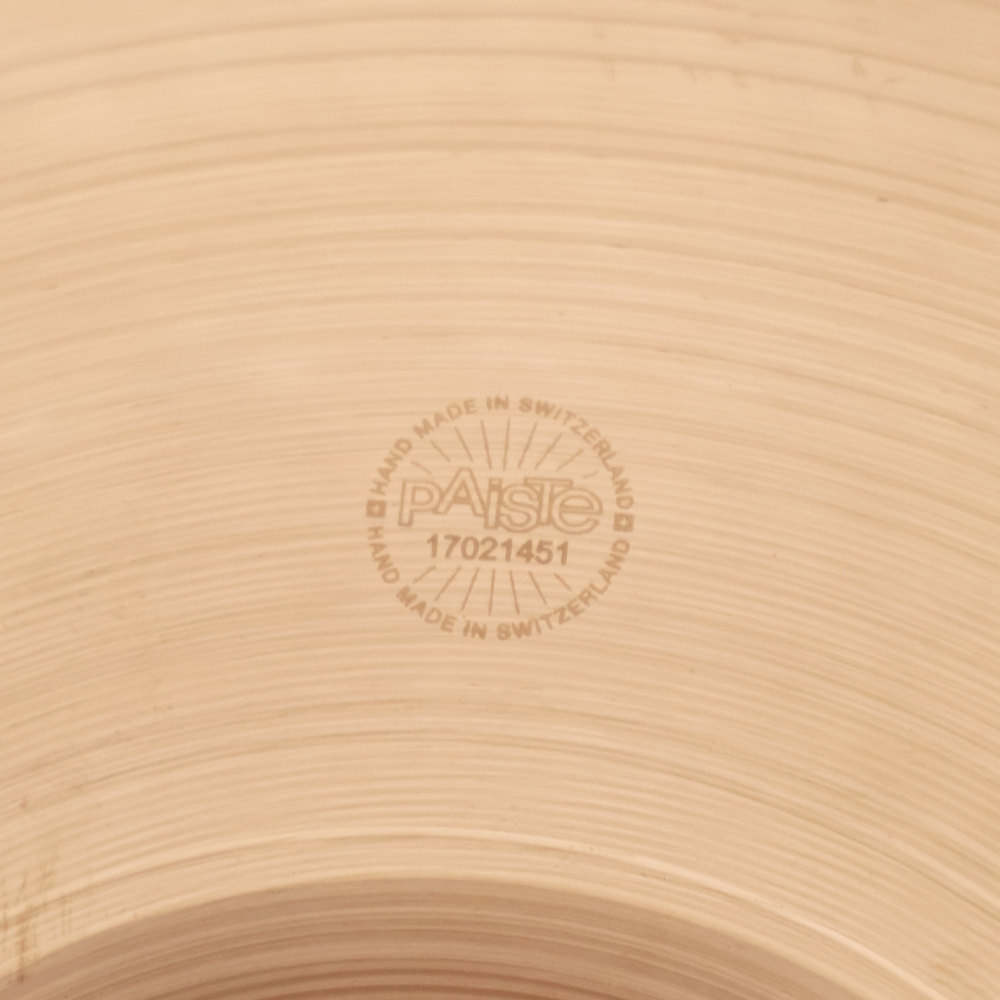 【中古】 ライドシンバル パイステ PAISTE 2002 Ride 20インチ ライドシンバル シリアル