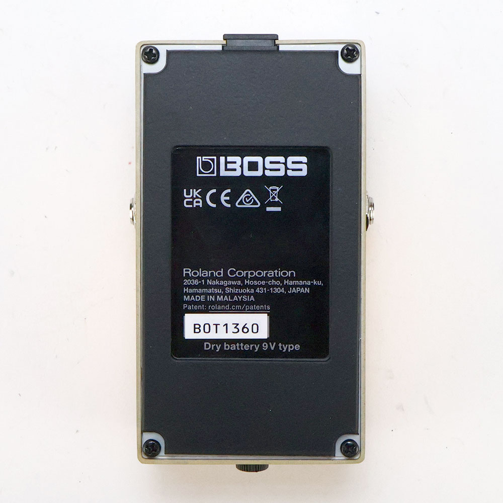 【中古】オーバードライブ ディストーション エフェクター BOSS OS-2 OverDrive Distortion ギターエフェクター 裏面